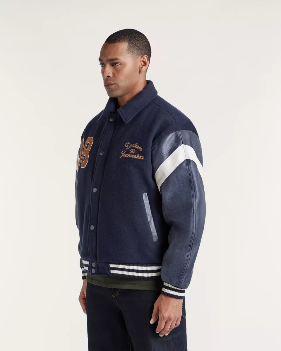 DENHAM Varsity Jacket