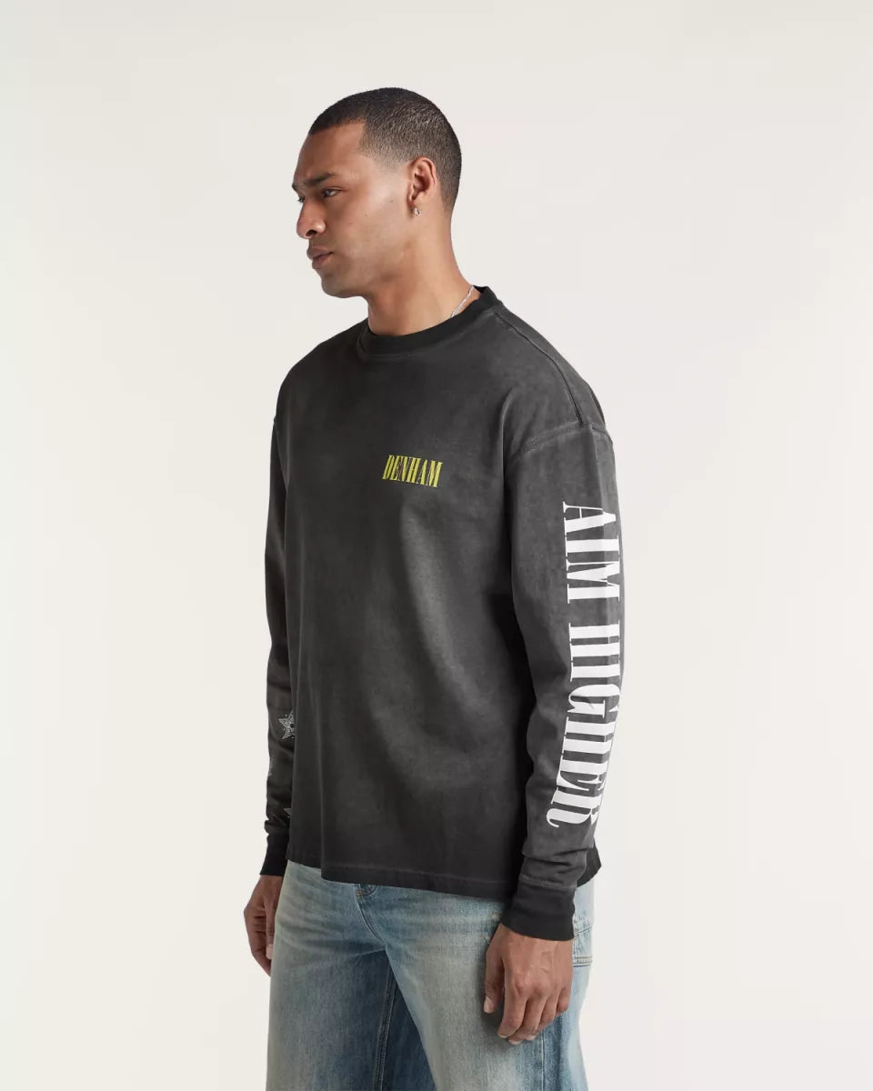 DENHAM Long Sleeve Tee Sounds