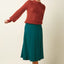 KING LOUIE Juno Midi Skirt - Groen