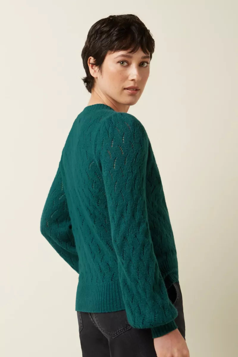 KING LOUIE Cardi Farfalle - Groen
