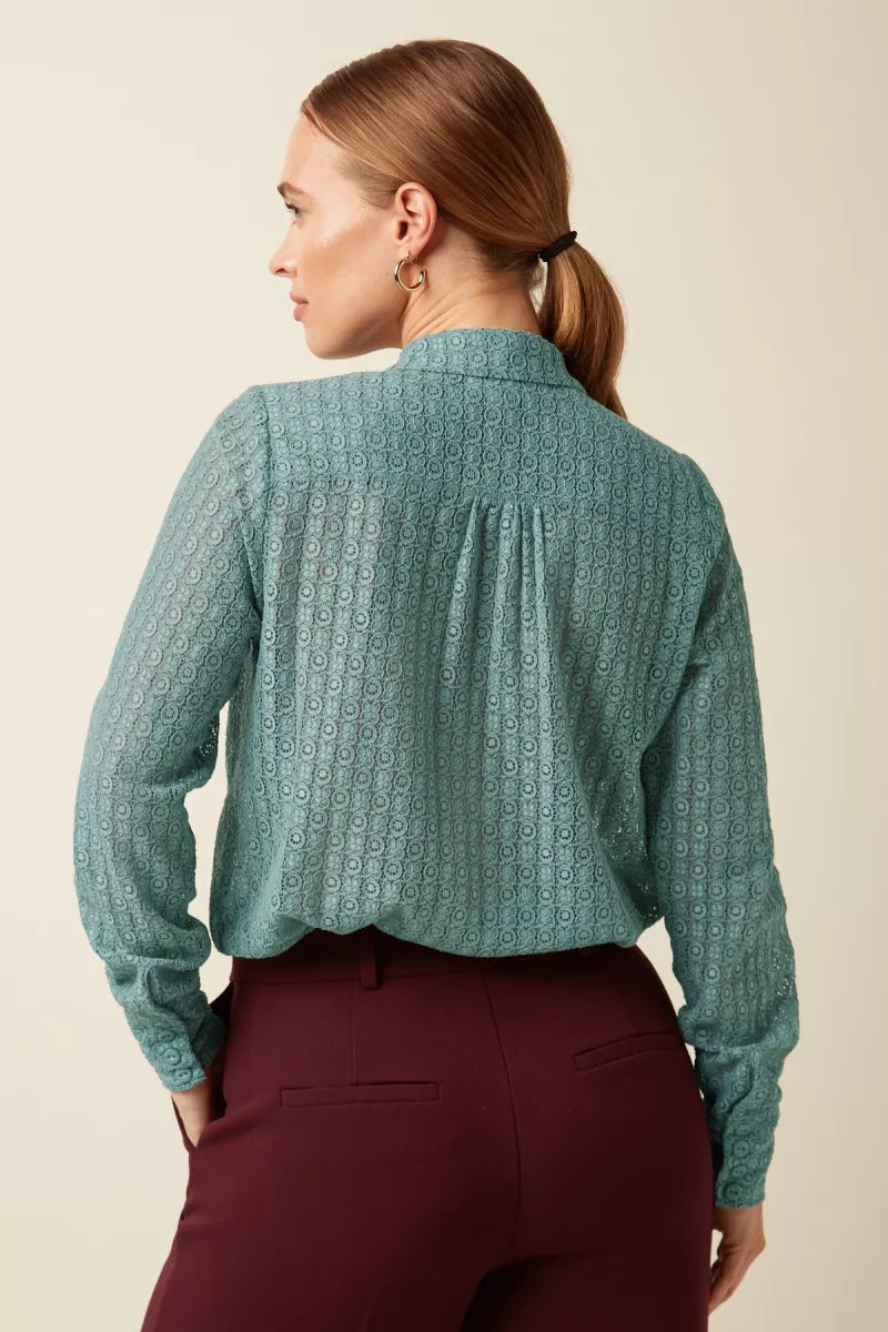 KING LOUIE Elia Blouse - Turquoise