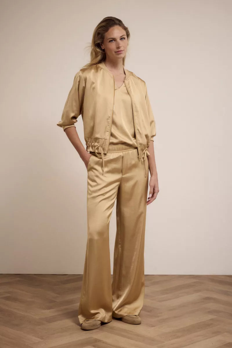 TRAMONTANA Hammered Satin Trousers