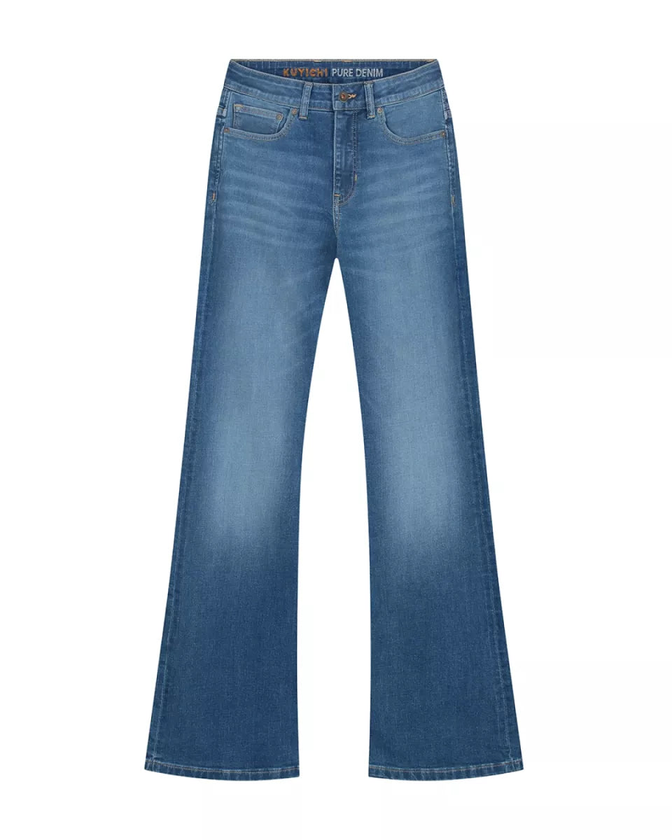 KUYICHI Zoé High Rise Bootcut - Standard Blue