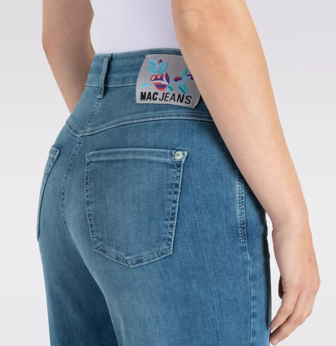MAC JEANS Dream Wide - Summer Mid Blue Wash