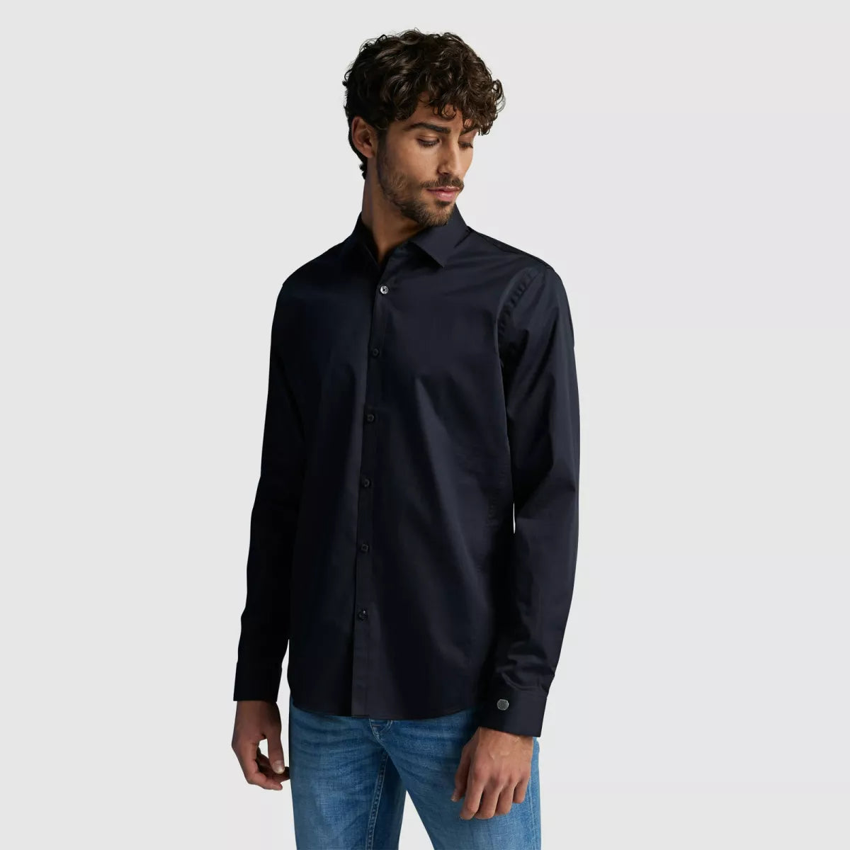 CAST IRON Long Sleeve Shirt - Zwart