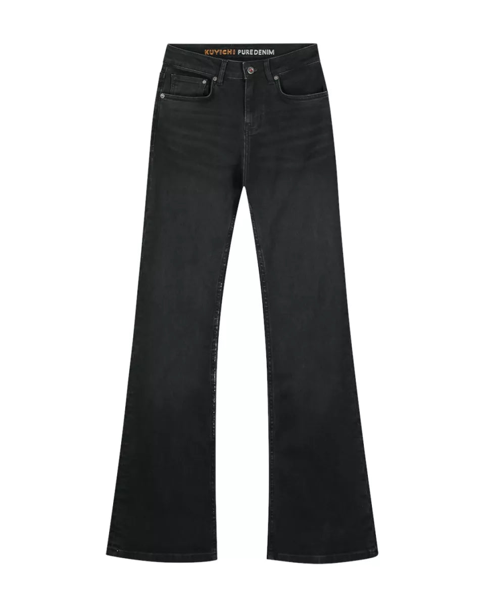 KUYICHI Amy Bootcut - Worn In Black