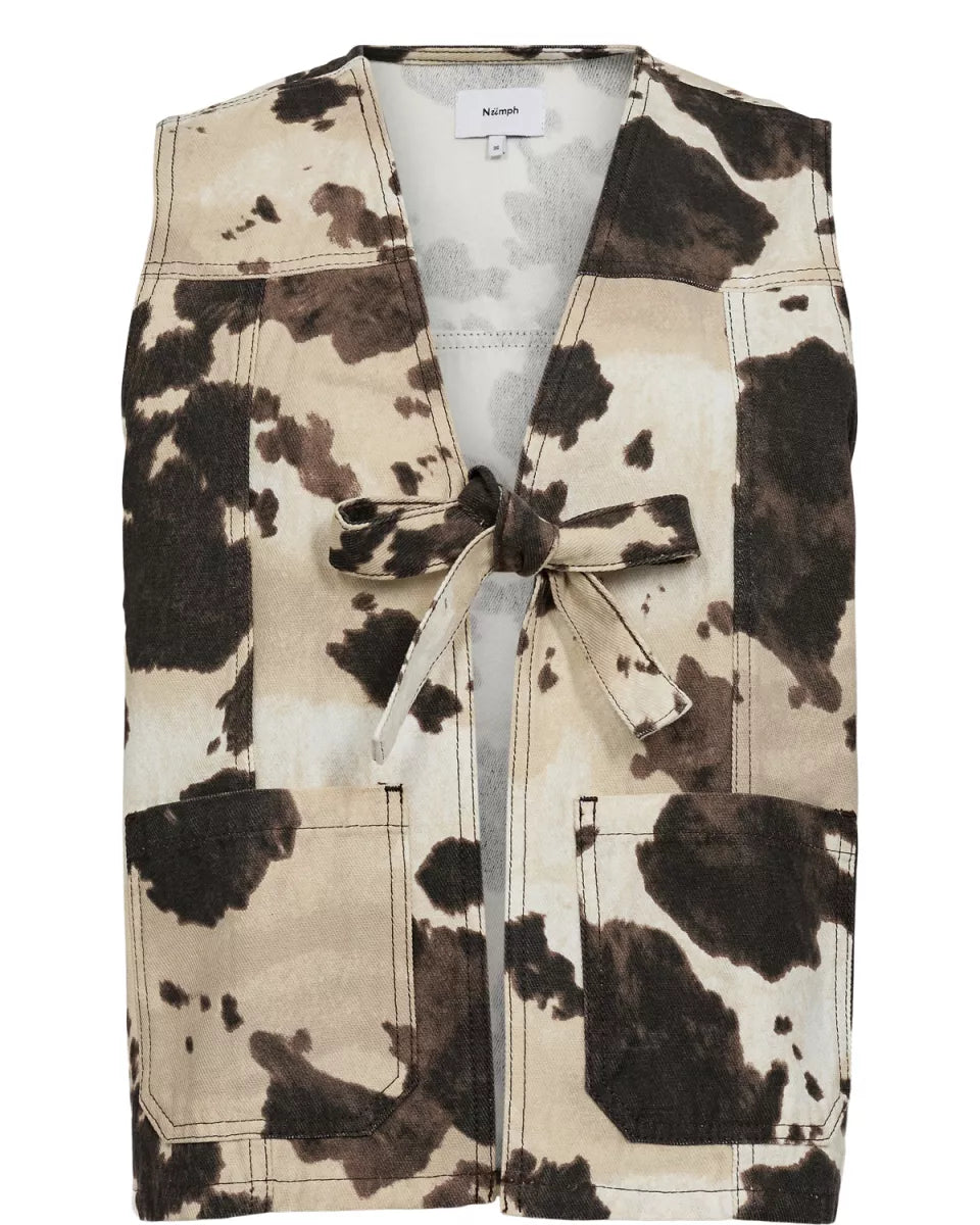 NUMPH NUIVY VEST - Gray Morn
