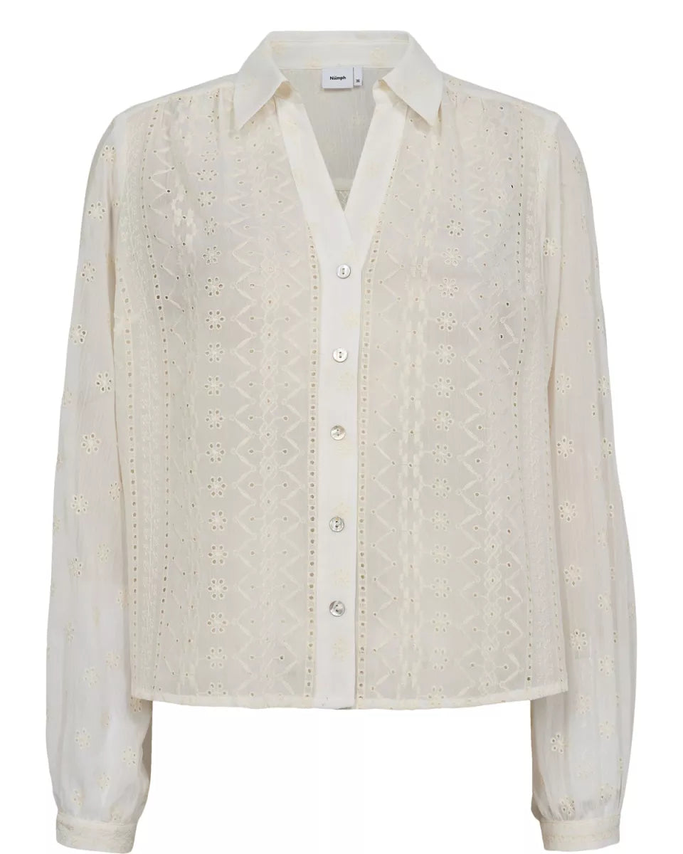 NUMPH Nulaure Shirt - Cloud Dancer