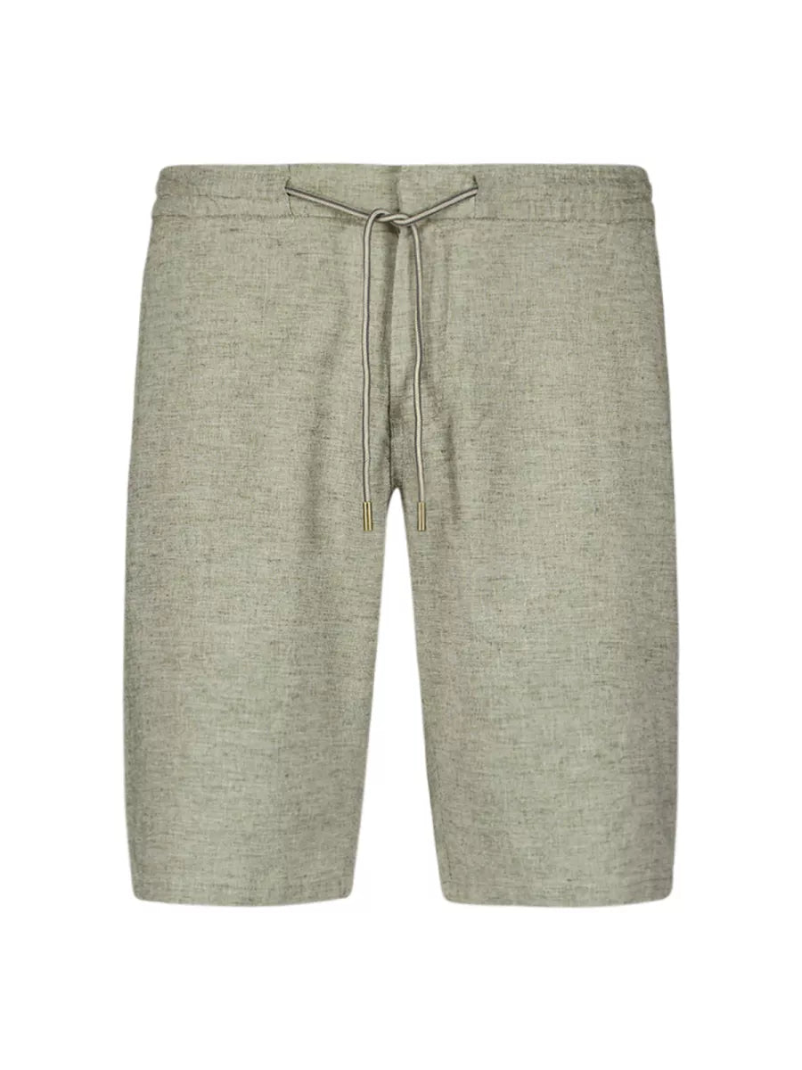 NO EXCESS short with linen melange