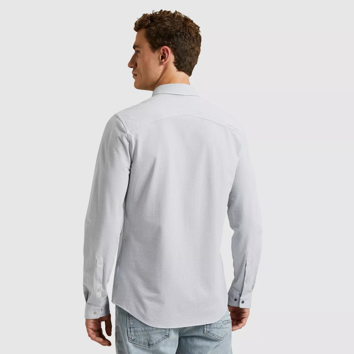 CAST IRON Long Sleeve Shirt - Blauw