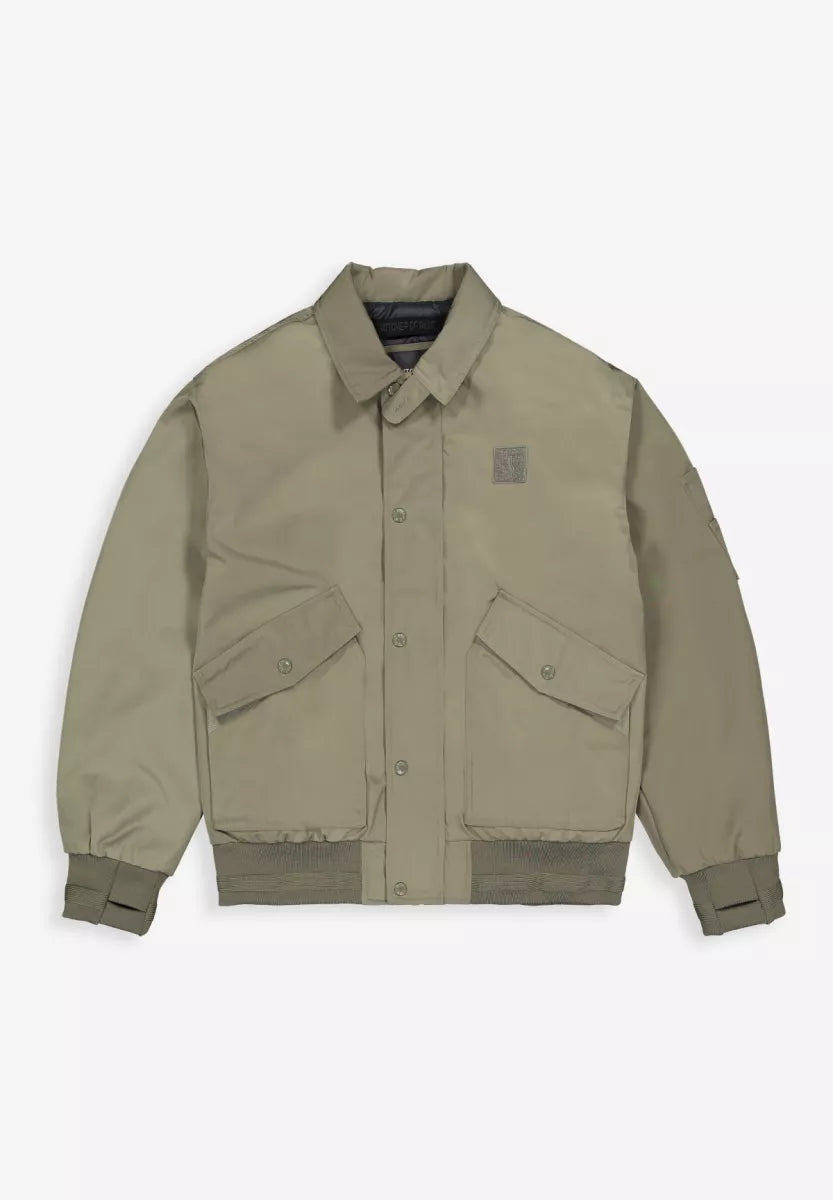 BUTCHER OF BLUE Carlo Satin Flight Bomber