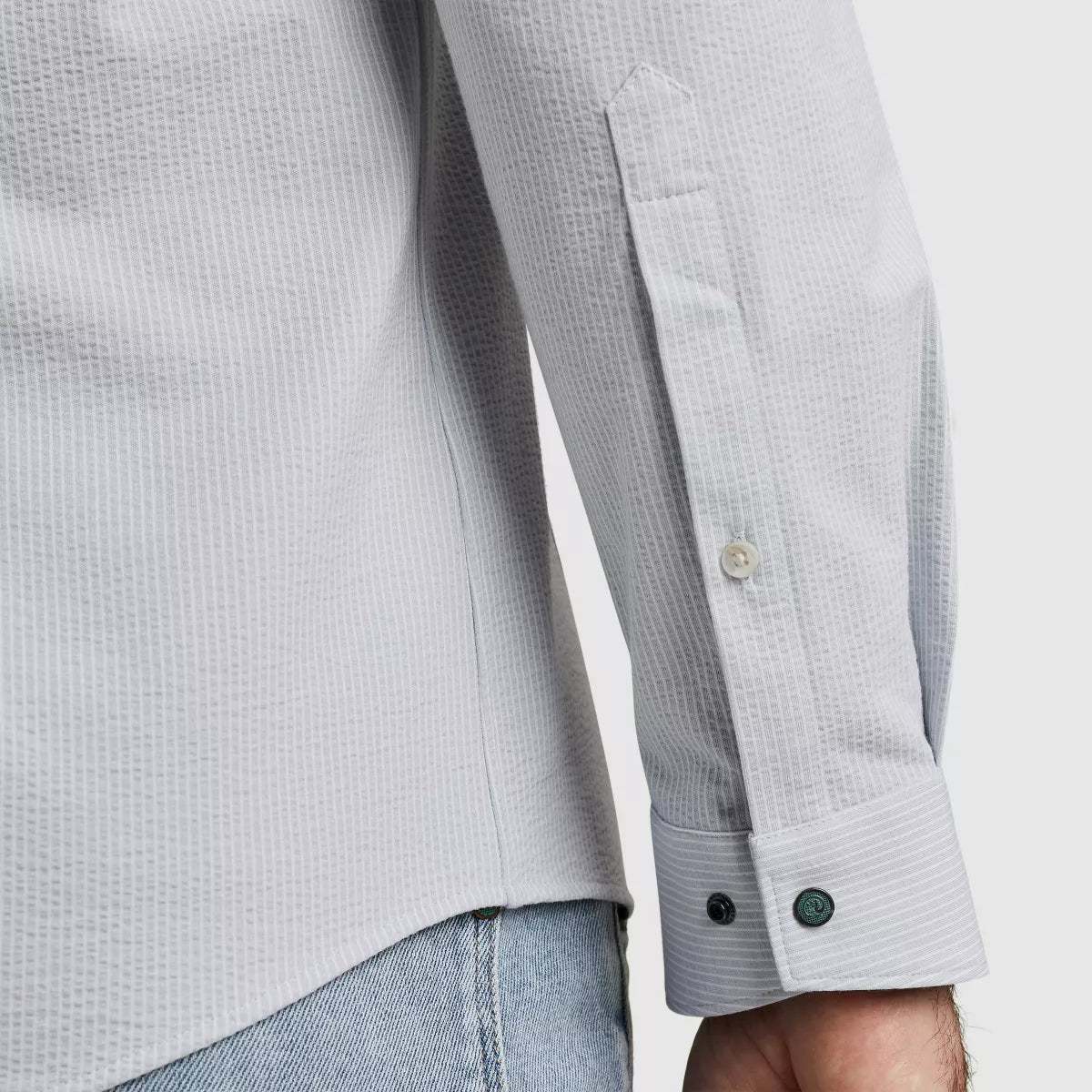 CAST IRON Long Sleeve Shirt - Blauw