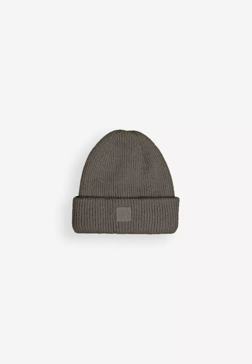 BUTCHER OF BLUE Army Wool Hook Beanie - Mocha Brown