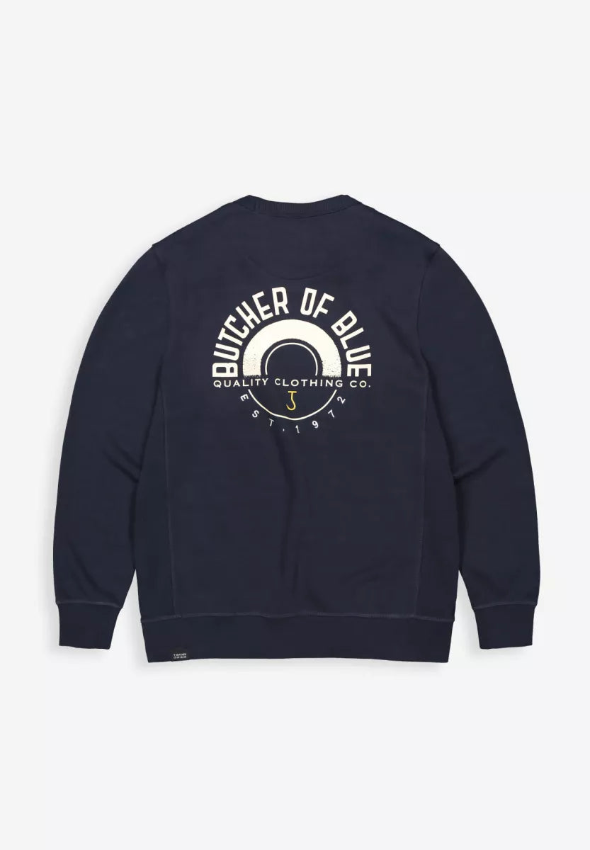 BUTCHER OF BLUE Army Circle Crew - Alaska Blue