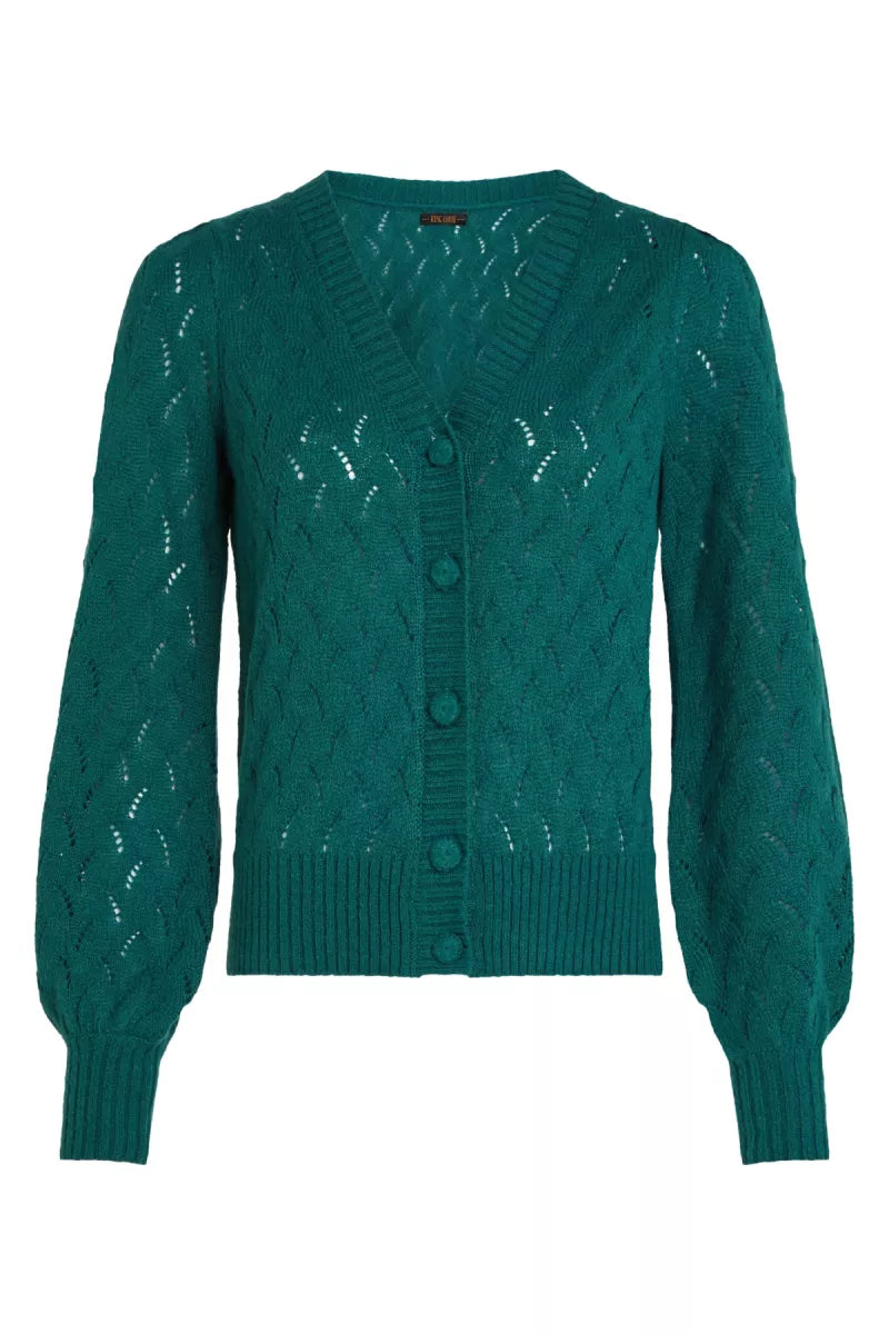 KING LOUIE Cardi Farfalle - Groen