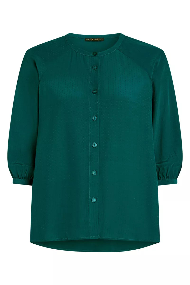 KING LOUIE Cybil Blouse - Petrol