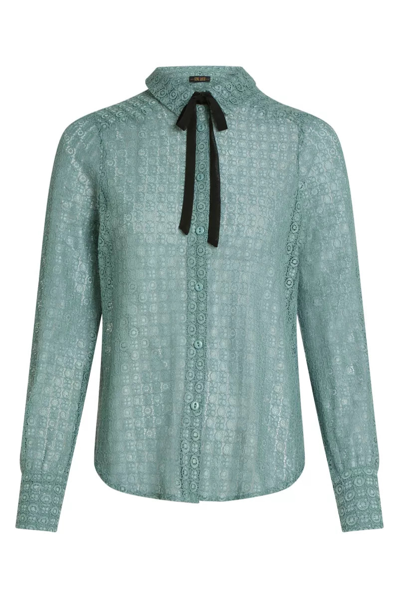KING LOUIE Elia Blouse - Turquoise
