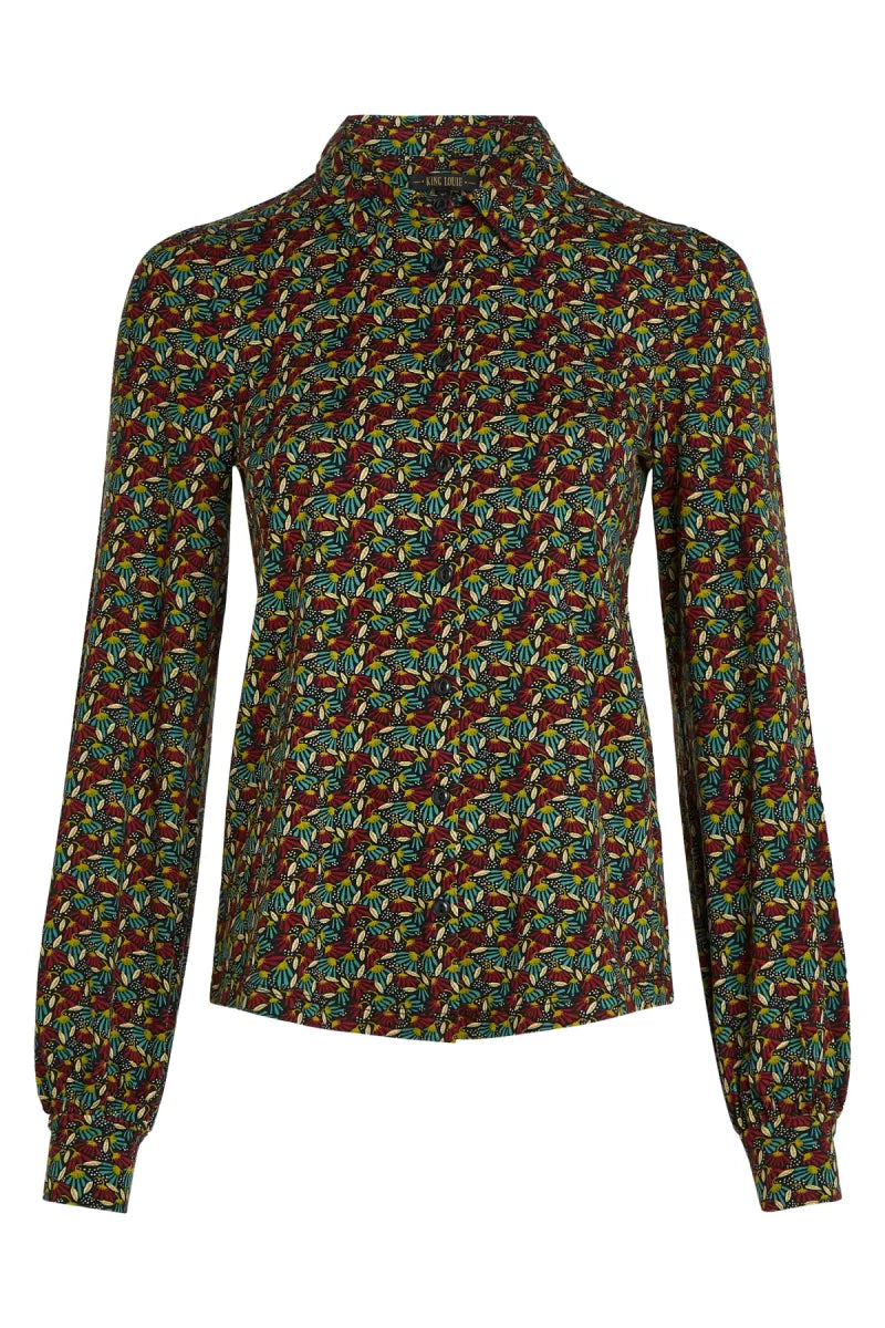 KING LOUIE Maisie Blouse - Rood