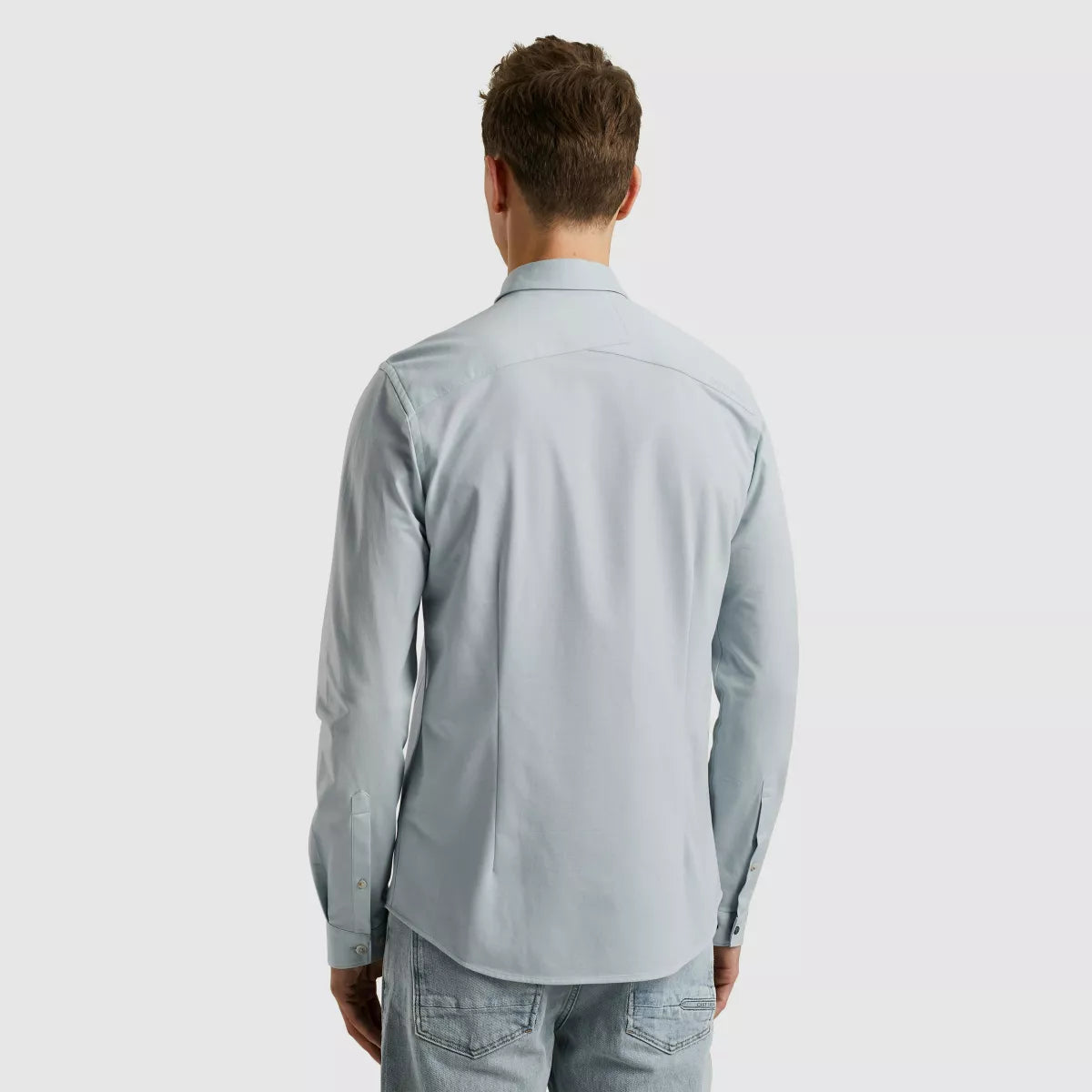 CAST IRON Shirt Twill Jersey - Blauw