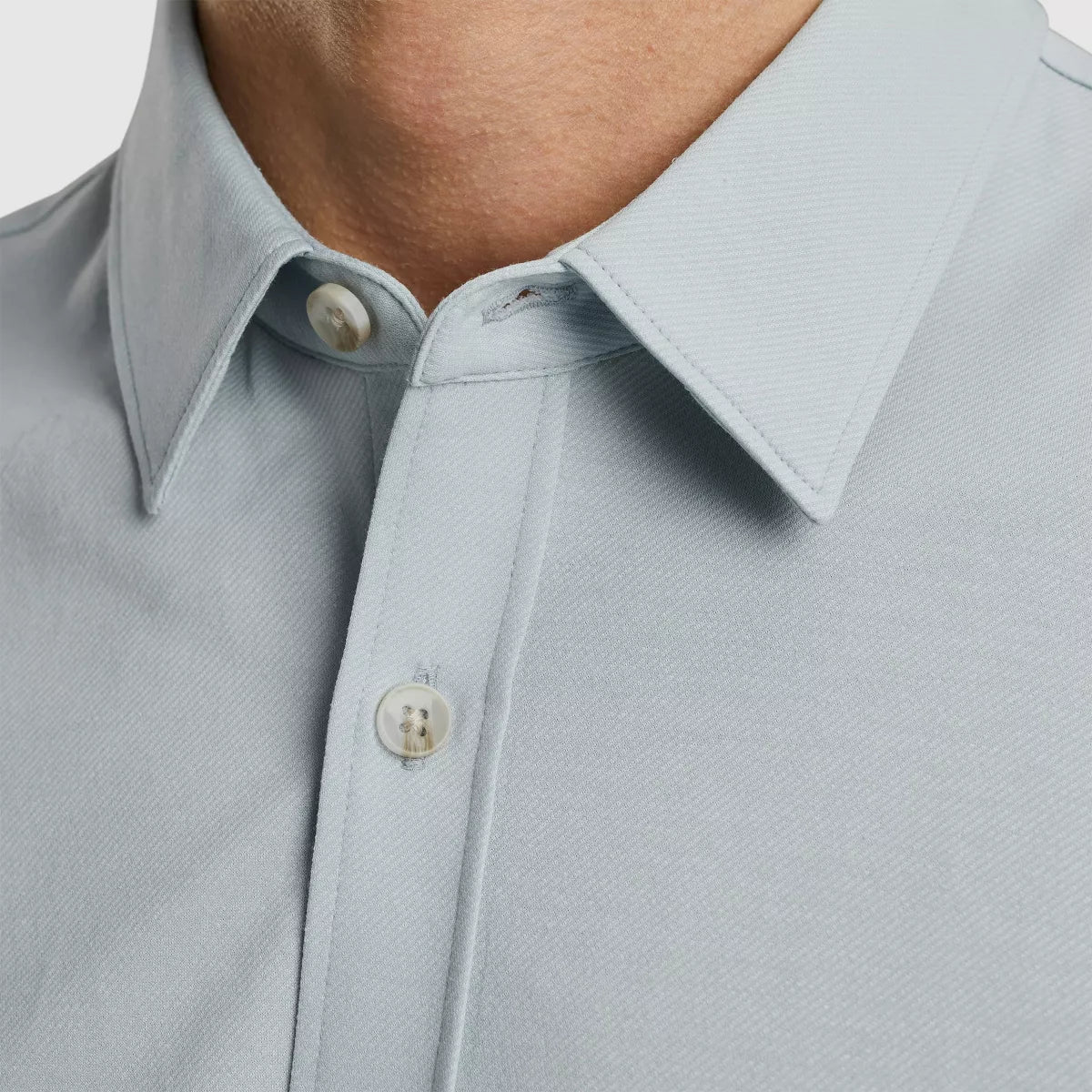 CAST IRON Shirt Twill Jersey - Blauw