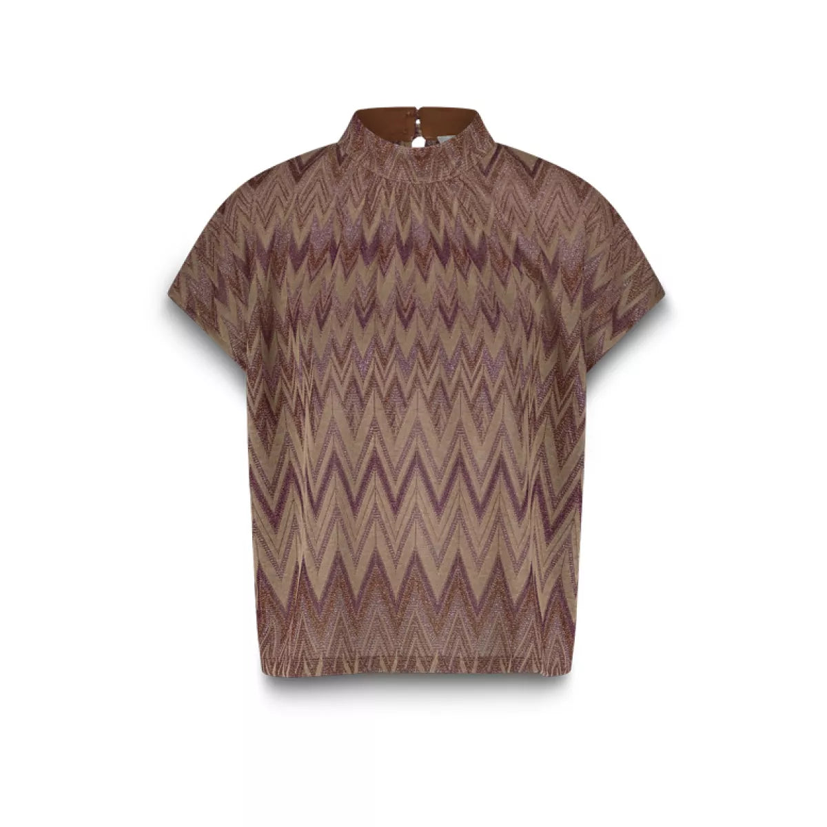 SUMMUM Top Zig Zag Lurex