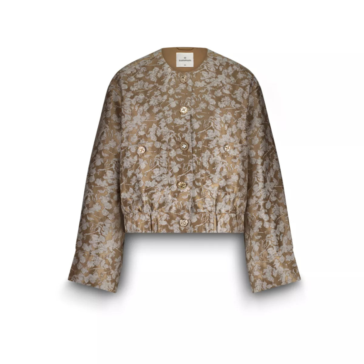 SUMMUM Jacket Bomber Leaves Jaquard