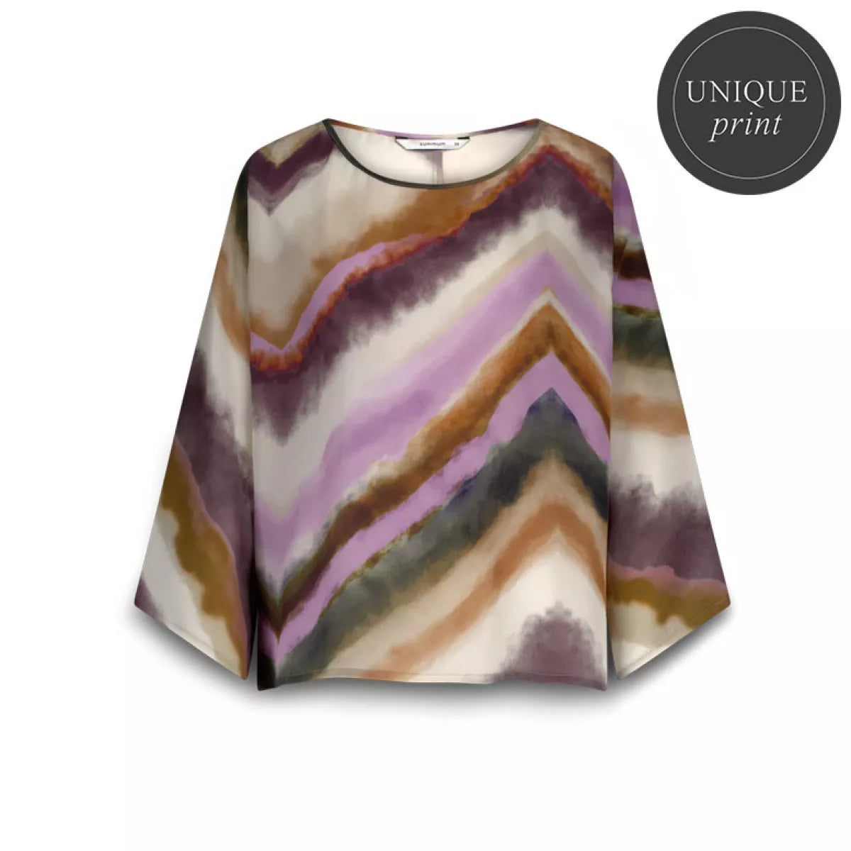 SUMMUM Top Zigzag Print