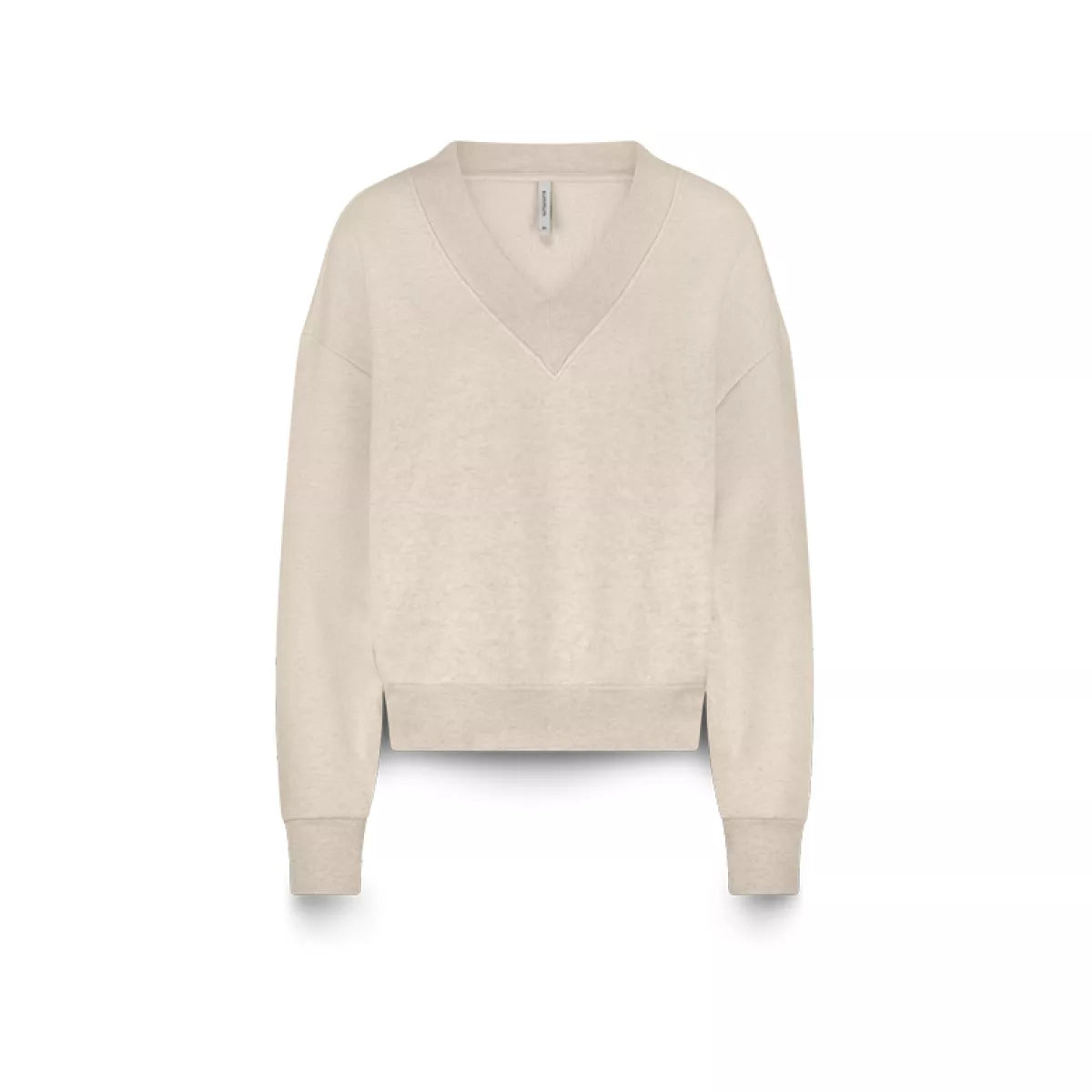 SUMMUM V-halse sweater met logo