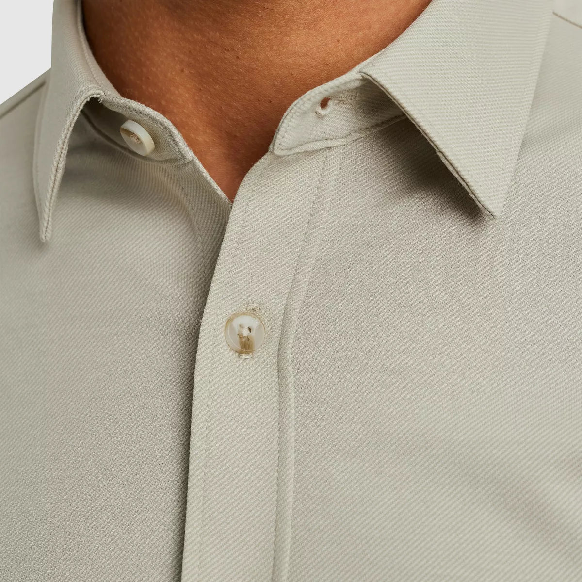 CAST IRON Long Sleeve Shirt - Beige