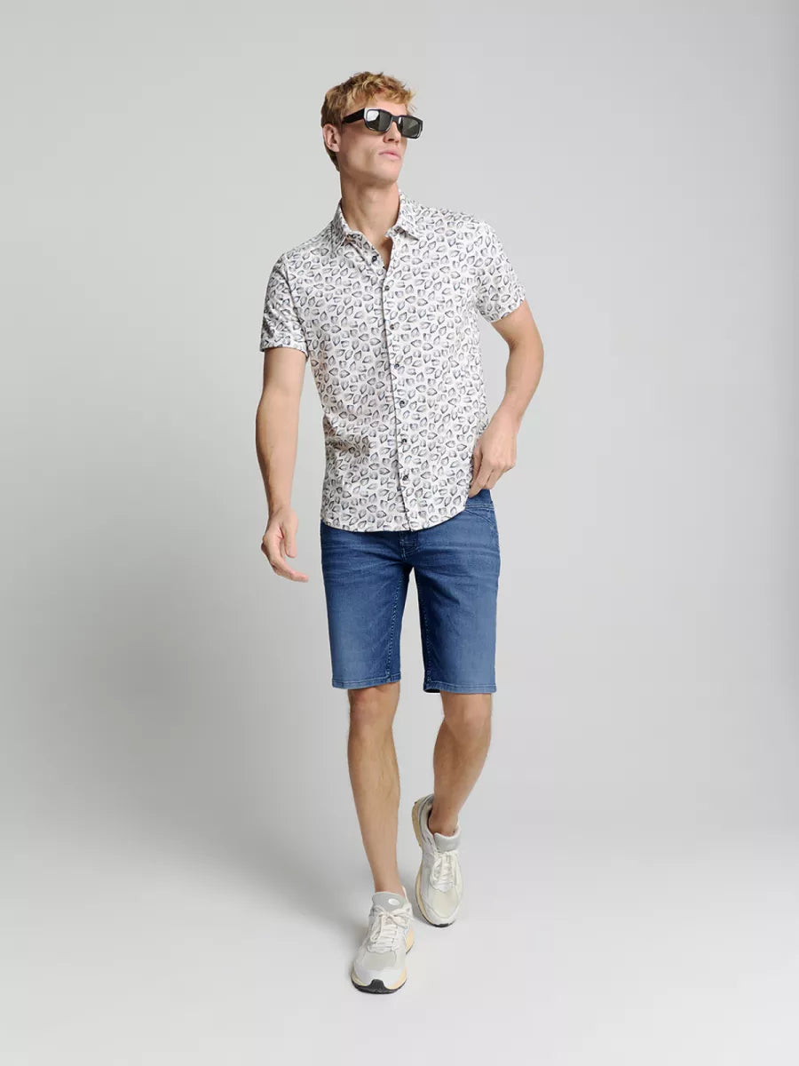 NO EXCESS short denim stretch