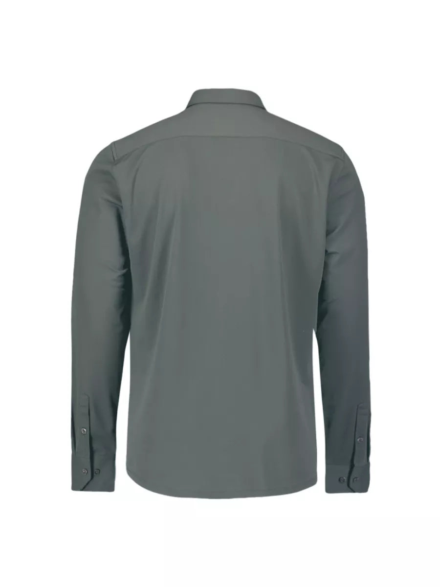 NO EXCESS Shirt Jersey Travel - Dark Steel