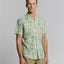 NO EXCESS Shirt Short Sleeve Revers Collar Allover Printed