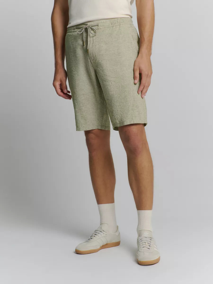 NO EXCESS short with linen melange