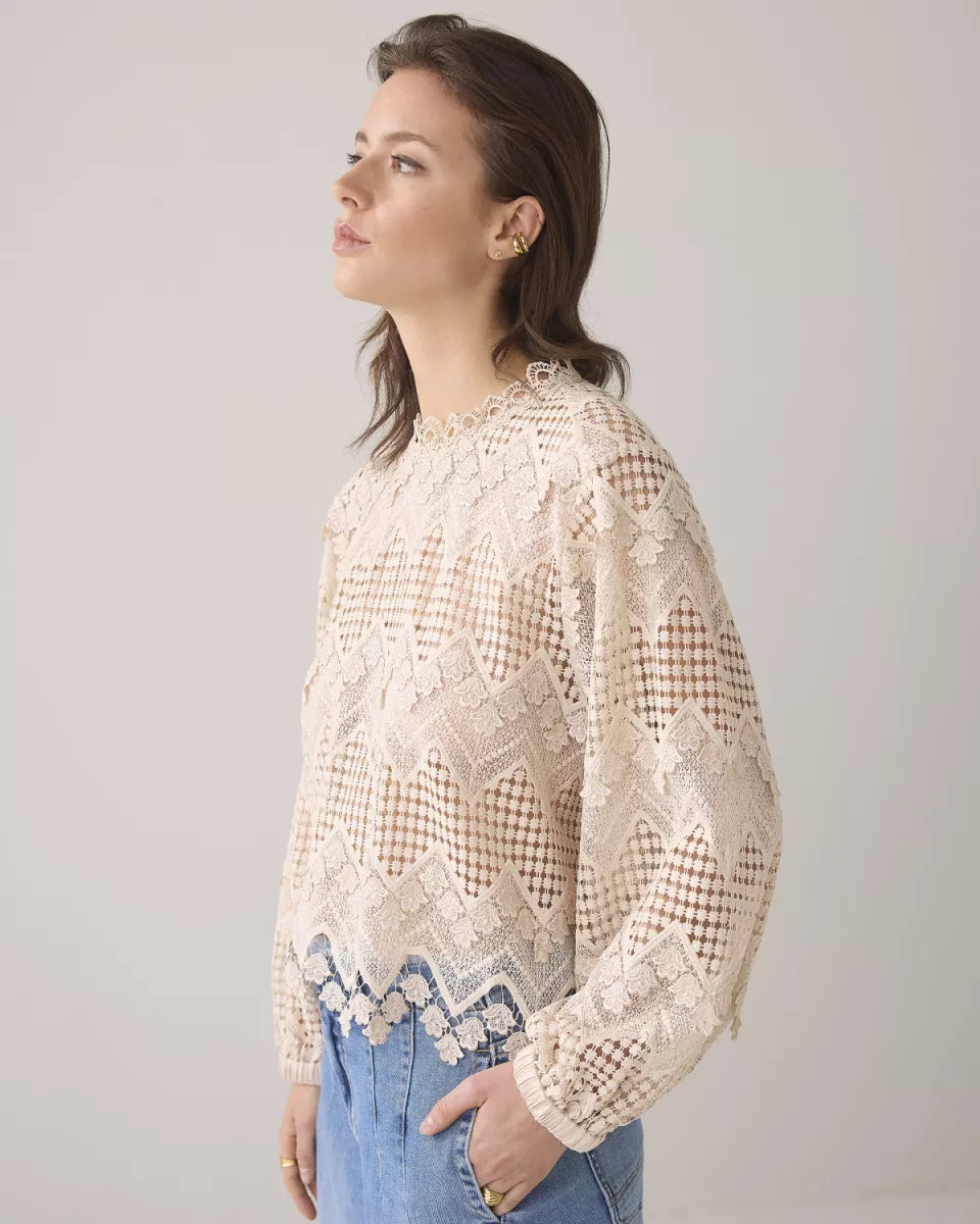 SUMMUM Longsleeve top Lace