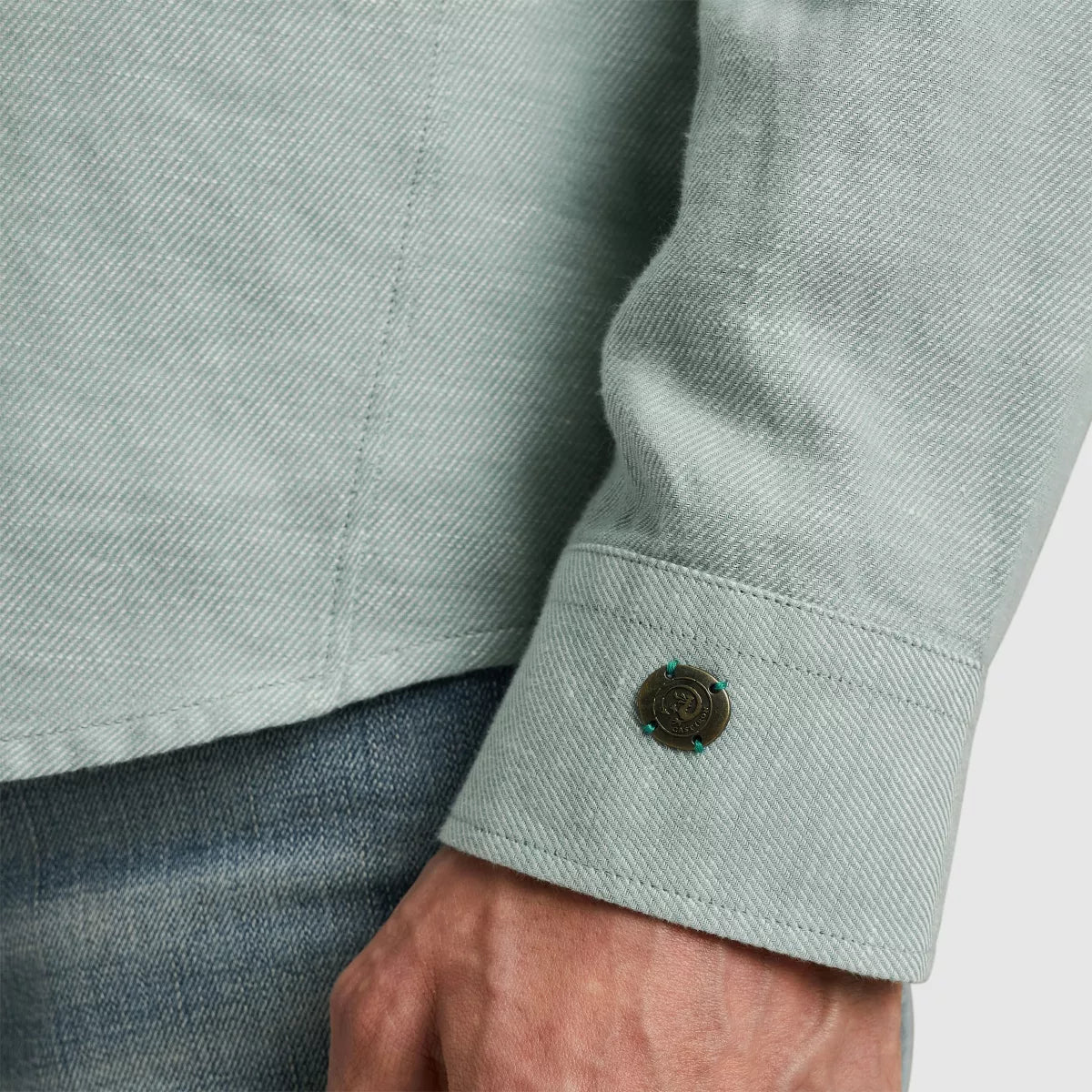 CAST IRON Shirt Long Sleeve - Blauw