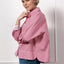 STUDIO ANNELOES Tamar poplin pinstripe blouse