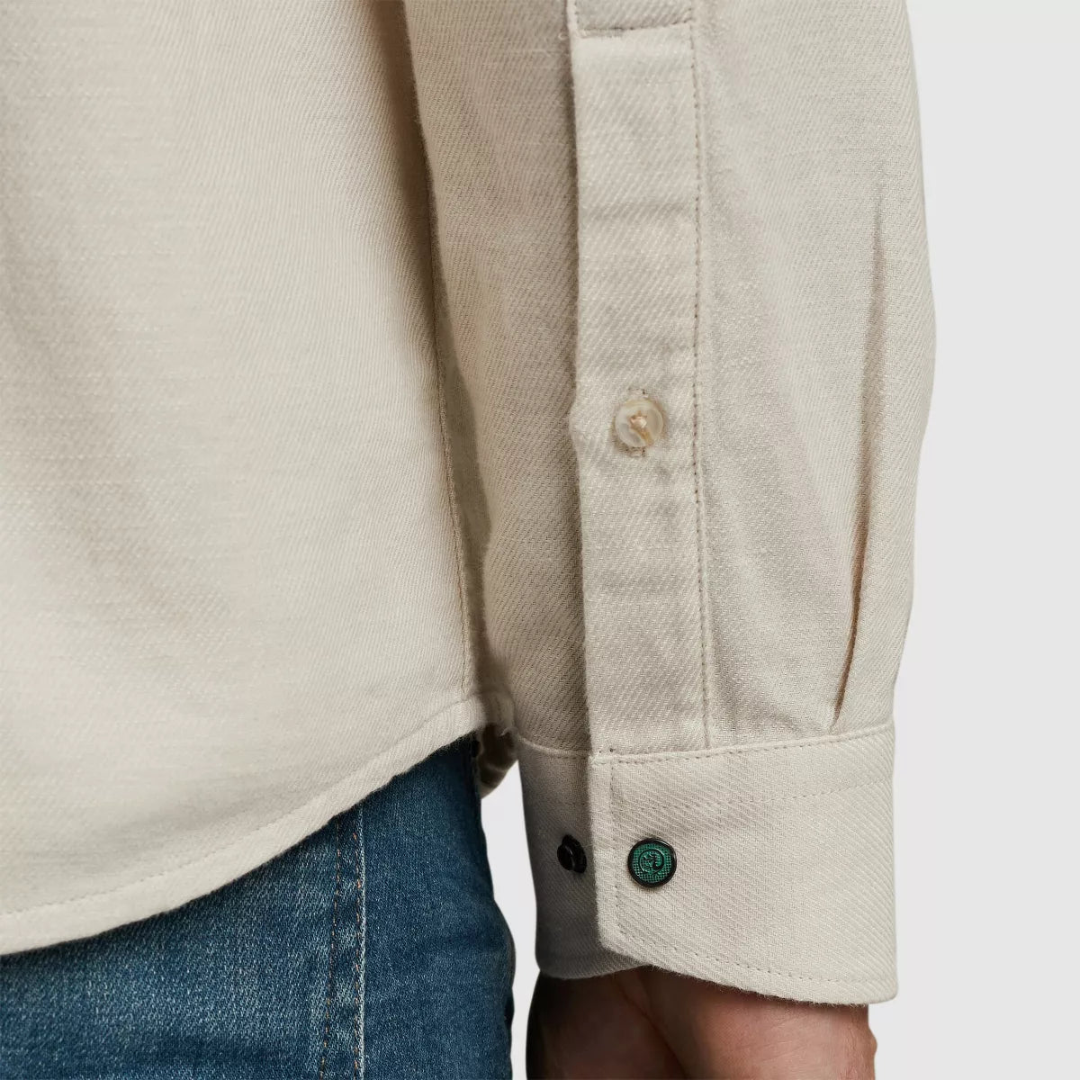 CAST IRON Shirt Long Sleeve - Beige
