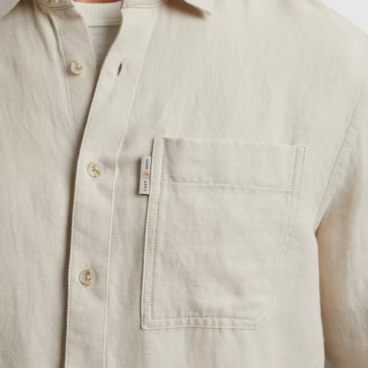 CAST IRON Shirt Long Sleeve - Beige