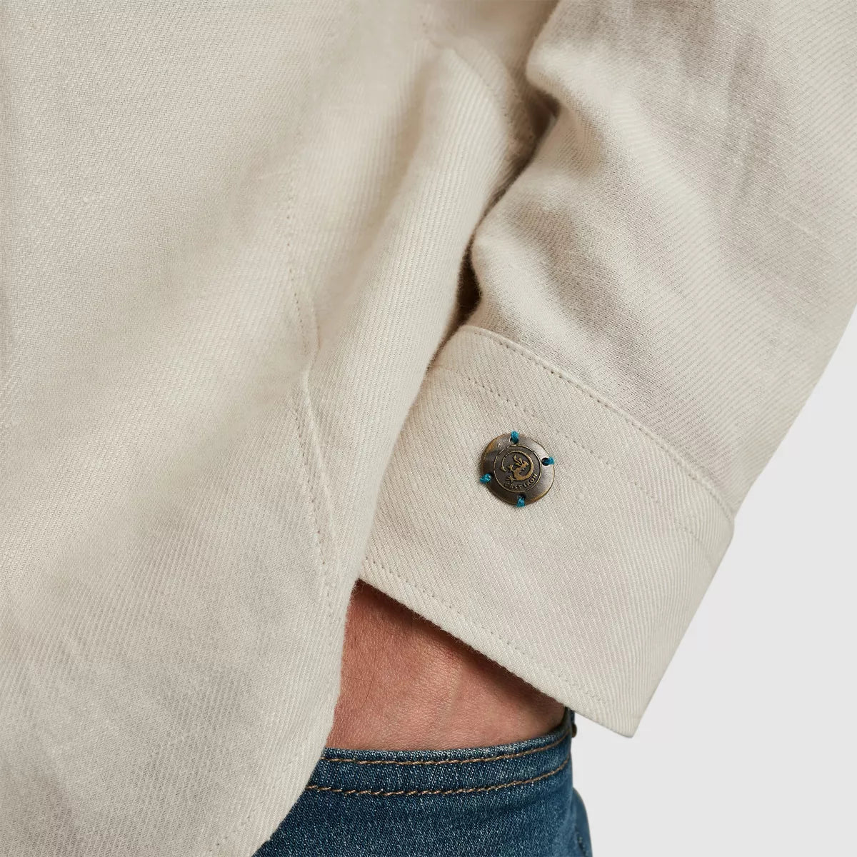 CAST IRON Shirt Long Sleeve - Beige