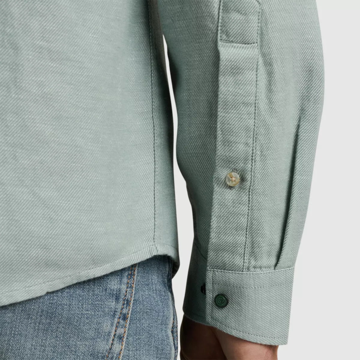 CAST IRON Shirt Long Sleeve - Blauw