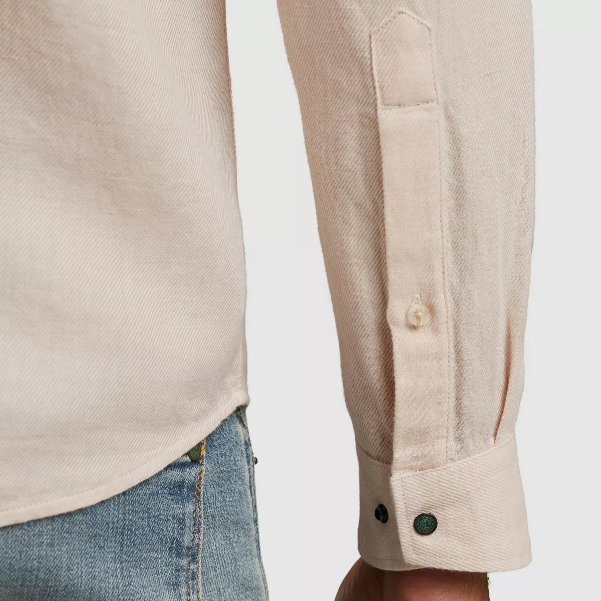 CAST IRON Shirt Long Sleeve - Ecru