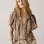 SUMMUM Top tie&dye print