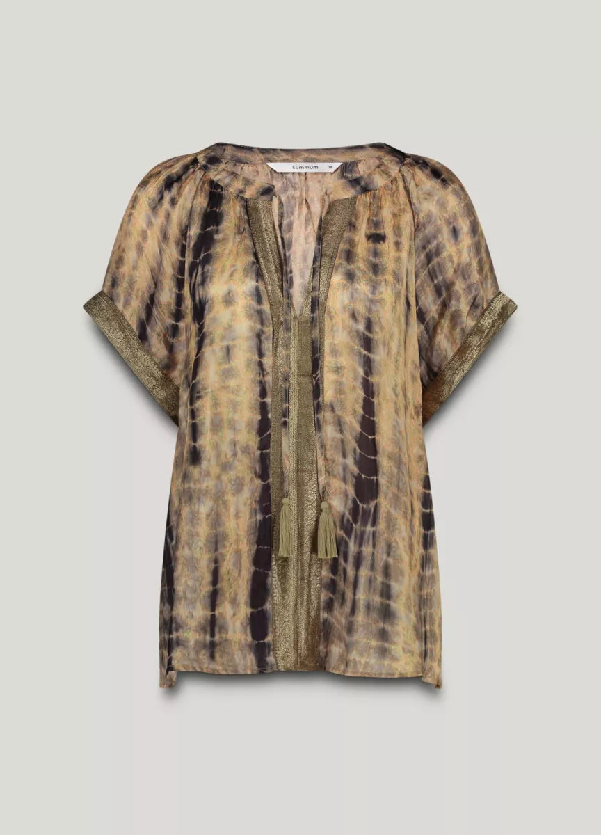 SUMMUM Top tie&dye print