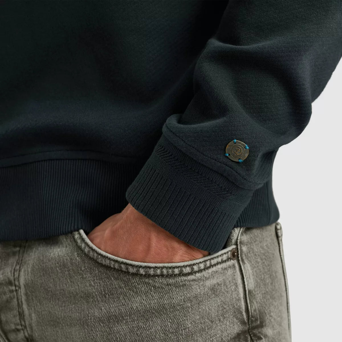 CAST IRON Sweater Regular Fit - Groen
