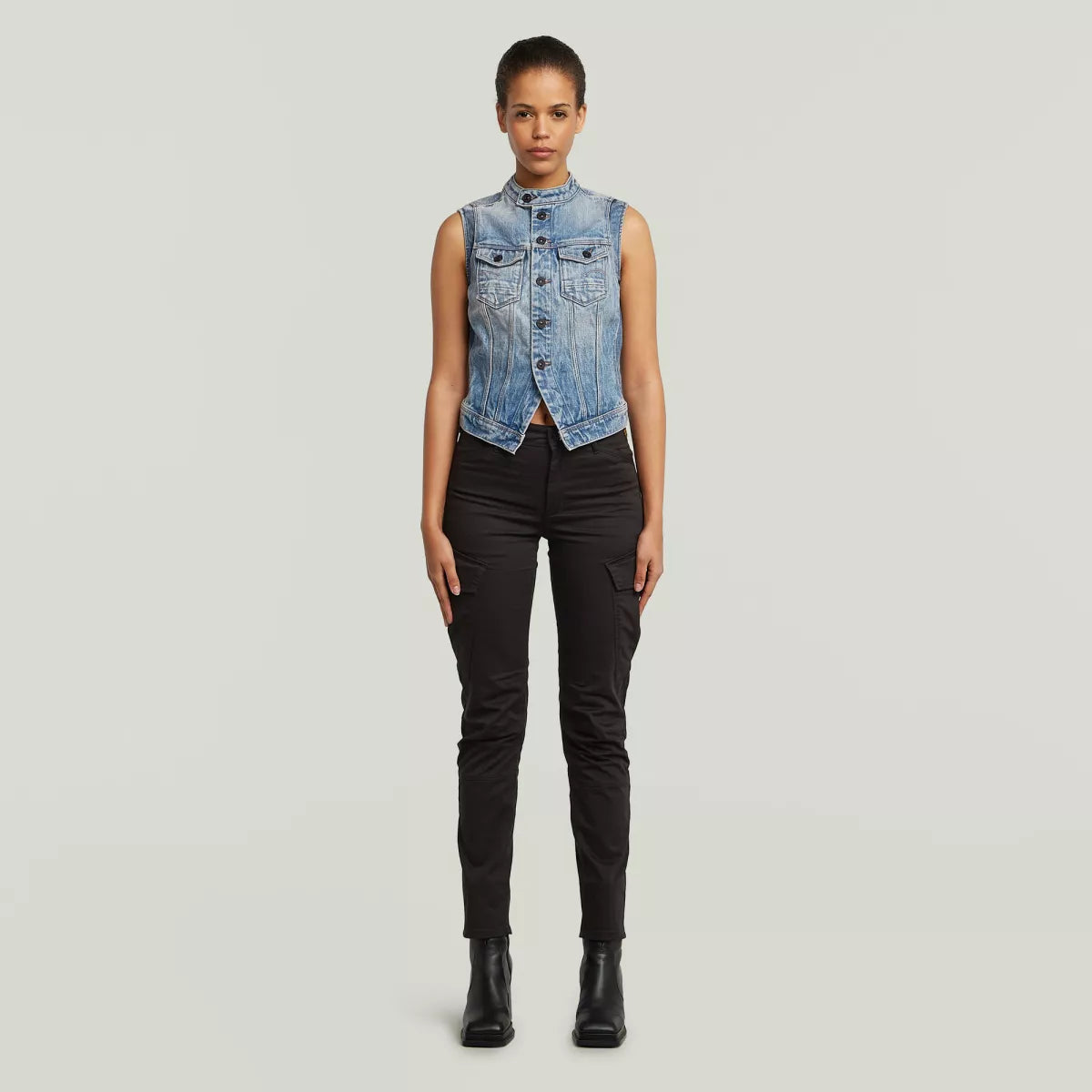G-STAR Pitched Hem Slim Vest