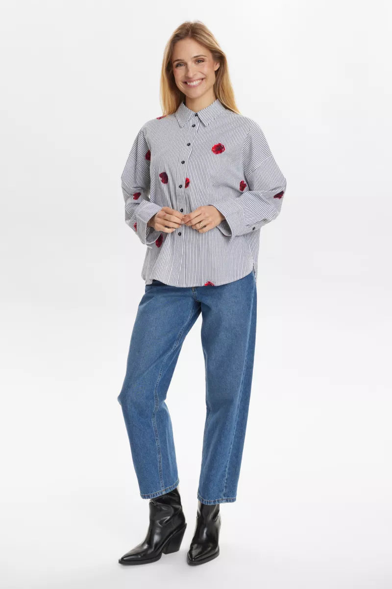 NUMPH NUTILLIE SHIRT - Dark Sapphire