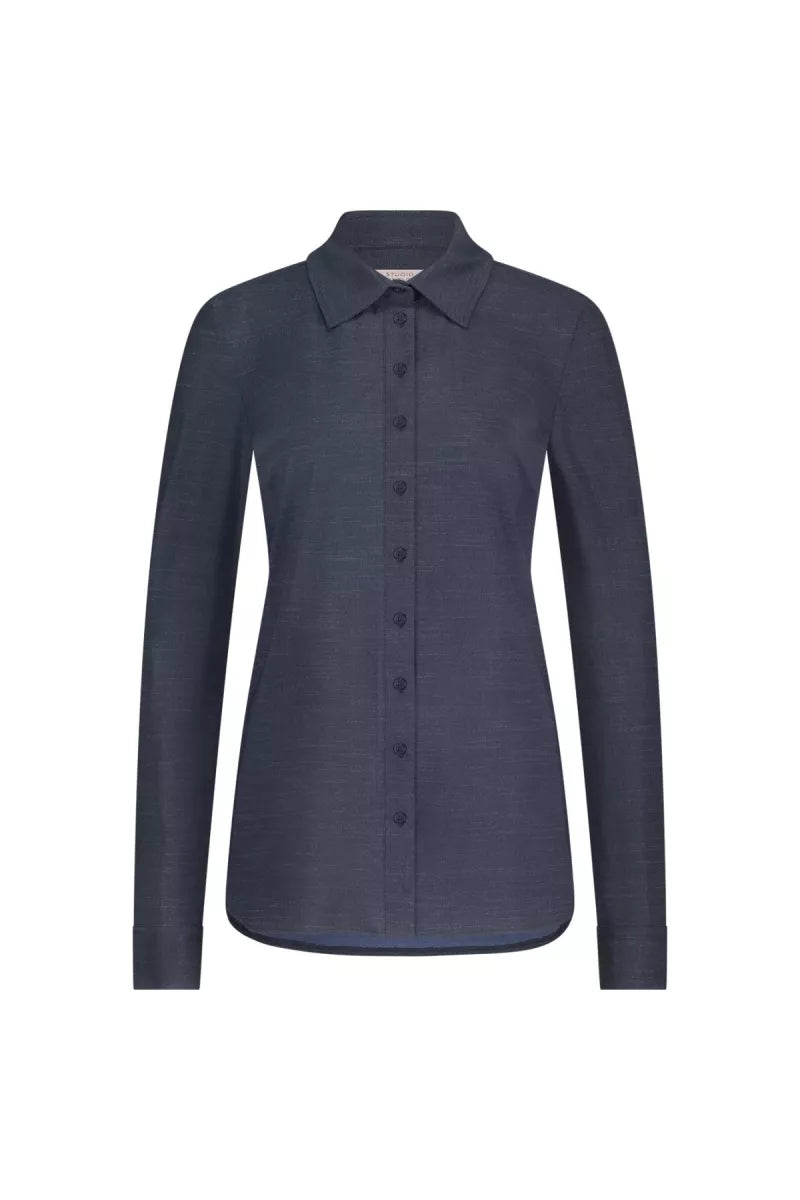 STUDIO ANNELOES Poppy Denim Blouse