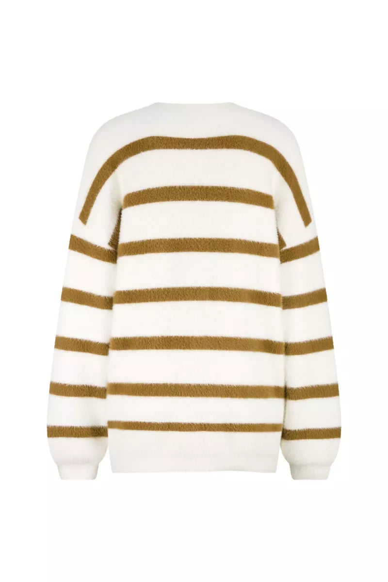 STUDIO ANNELOES Joyce Stripe Cardigan