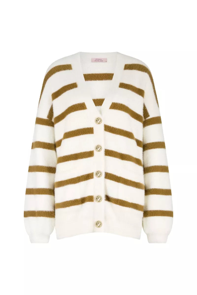 STUDIO ANNELOES Joyce Stripe Cardigan