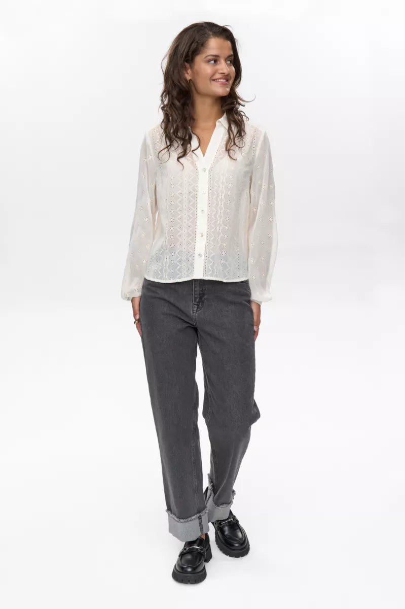 NUMPH Nulaure Shirt - Cloud Dancer
